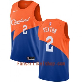 Cleveland Cavaliers Trikot Collin Sexton 2 2018-19 Nike City Edition Blau Swingman - Herren